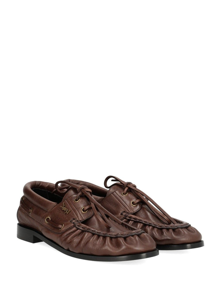 Saint Laurent Le Loafer Bateau Scarpe basse - Brown | 299fea7e8cc45687011e9be707ea7030f29a2412