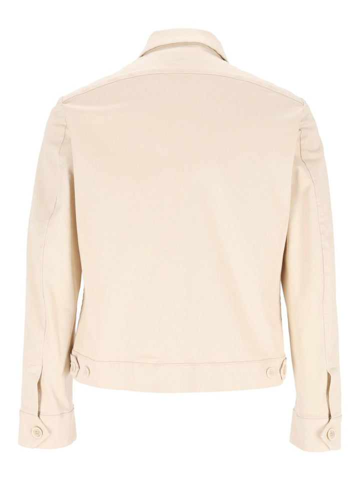 Barena Venezia Tablò Overshirt Knitwear - White | 11ee39398fda95cdd59e3c17d7b8c1655d1cce73