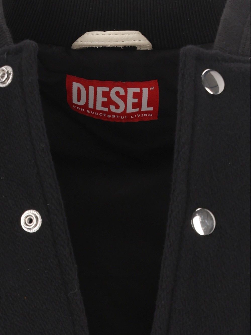 Diesel Wool And Leather Blend Bomber Jacket Jackets - Multicolor | 9e4d3ff97282cf5835e71581ed22657f27aefaf5