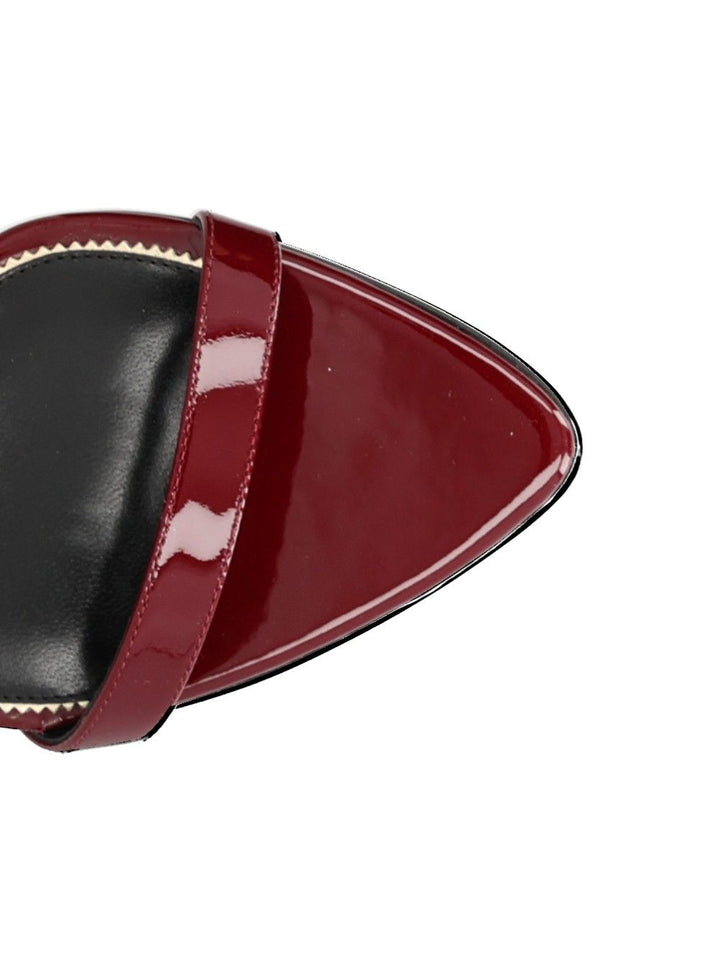 Tom Ford Padlock Heeled Sandals - Red | 67d3a6bebcb34498218c6849b848cd056f716ffe
