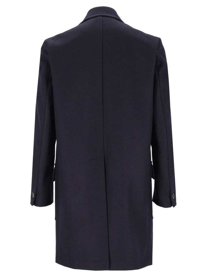 Barena Venezia Cappotto Navale Caramal 75 Lana 25 Poliammide Coats - Blue | 75578b53a3c35cb792ed8889316df73ddf391bce