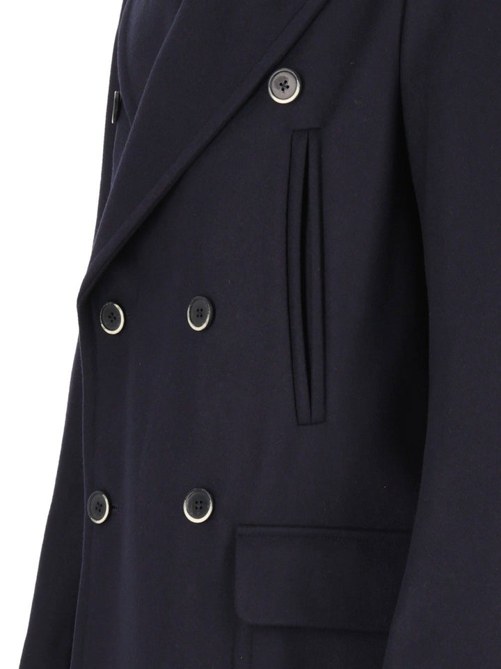 Barena Venezia Cappotto Navale Caramal 75 Lana 25 Poliammide Coats - Blue | 9368ca33445b085db0287560a40a574f0bf7dc4b