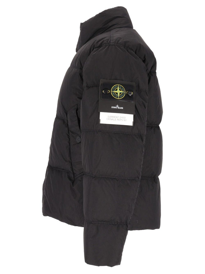 Stone Island Short Down Jacket Jackets - Black | 70514d57a5e6b20367254a5860edf204ab0ae6db