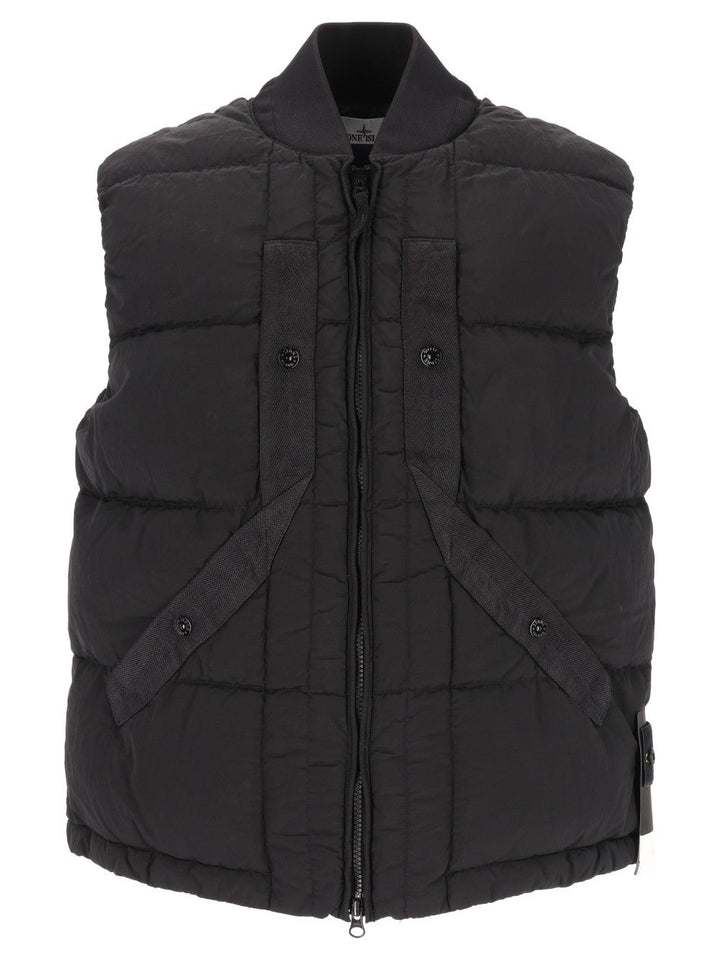 Stone Island Nylon Metal In Econyl® Regenerated Nylon, Garment Dyed Jackets - Black | e2173623ebd7ed04bc2c362c9ab760f3b7ce045e