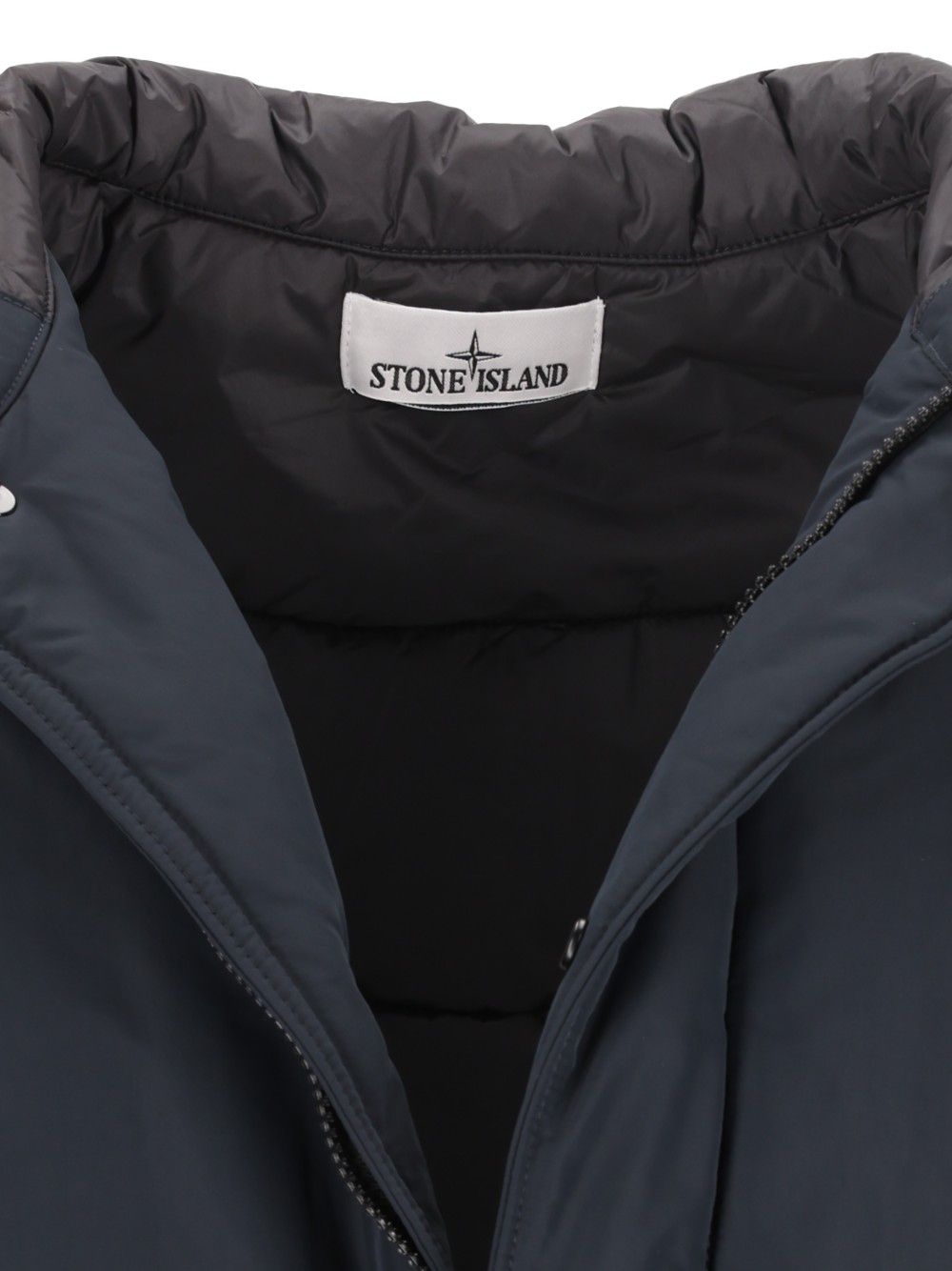 Stone Island Micro Twill, 48% Recycled Nylon / 52% Recycled Polyester Jackets - Blue | 74442c2f52e9555e47b26947a4a242cce702a57f