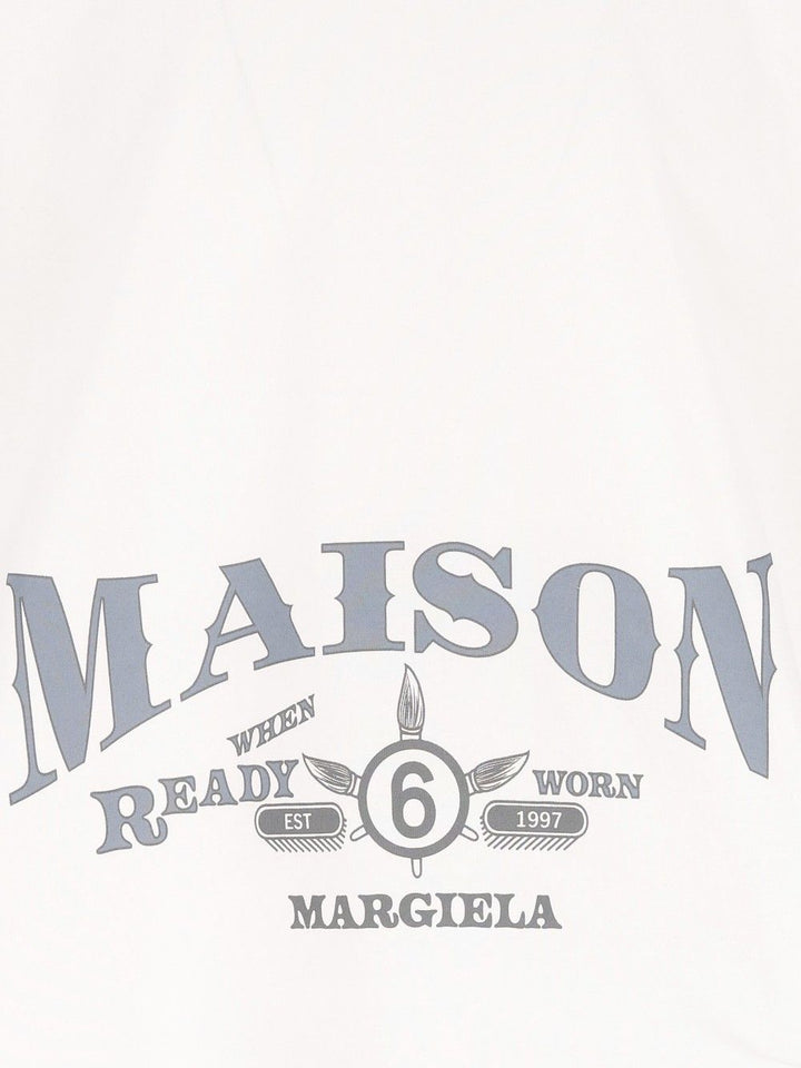 Mm6 Maison Margiela  T-Shirt - White | e08e6115c32a38189fc4824cbcba71e9bf3738a6