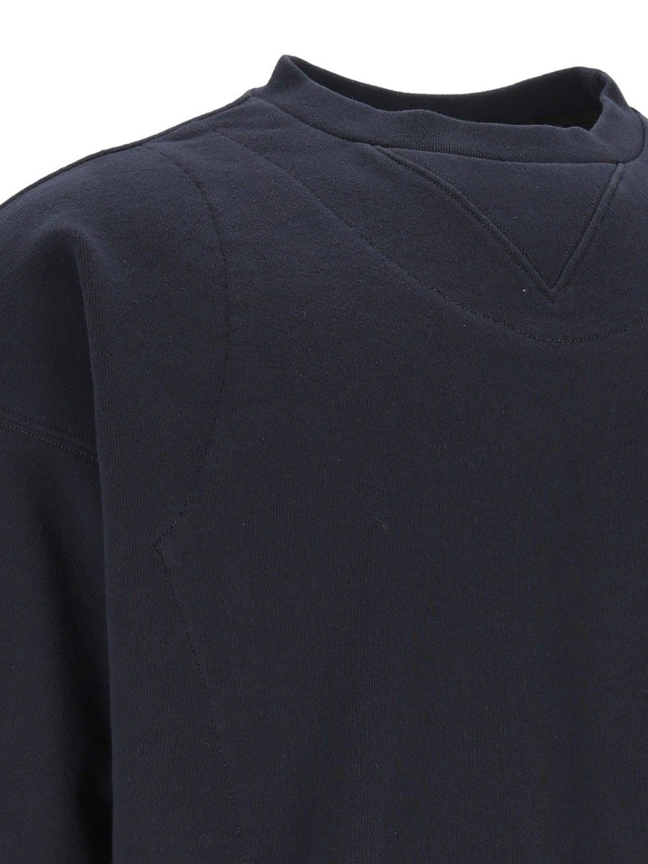 Maison Margiela Double Layered Sweatshirt Sweatshirts - Blue | fd4156c08f4b5c390ece1f1e54b4324b41219f5f