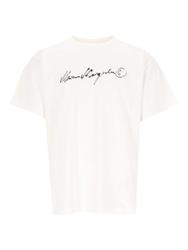 Overdyed Jersey T-Shirt White