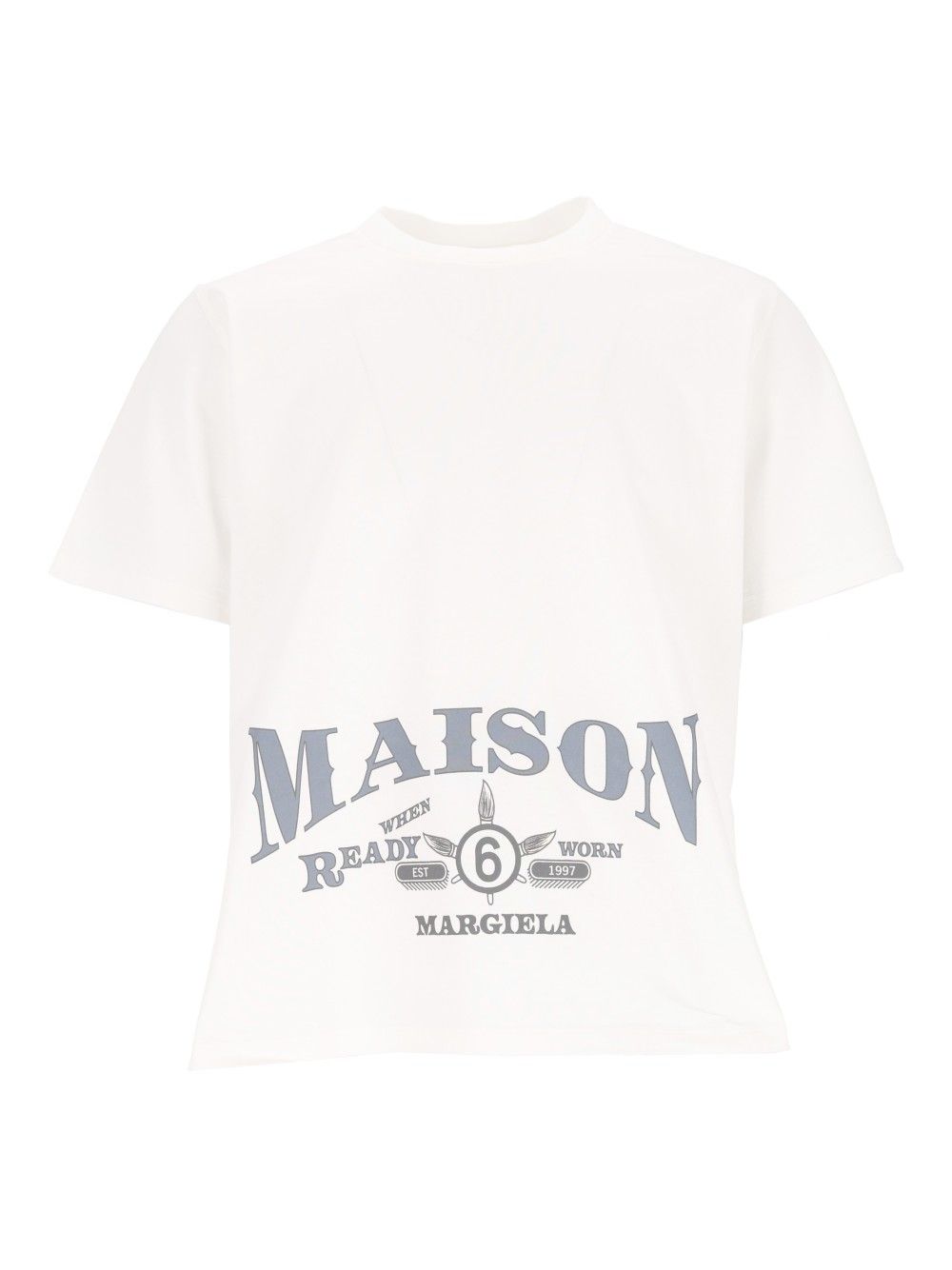 Mm6 Maison Margiela Maison Margiela T-Shirt - White | 07a34efc457dce508ef71423f13004a868c149fa