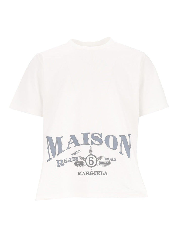 Mm6 Maison Margiela Maison Margiela T-Shirt - White | 07a34efc457dce508ef71423f13004a868c149fa