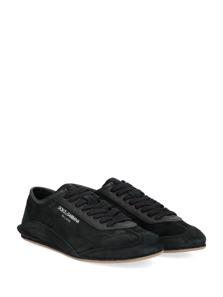 Dolce & Gabbana Lipari Suede Sneakers - Black | 22203dd97cfe836dbab307d418fa14efeea108c6