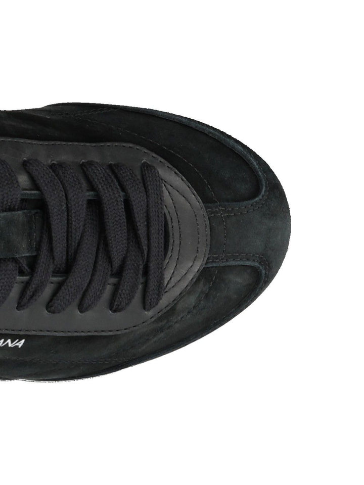 Dolce & Gabbana Lipari Suede Sneakers - Black | 72601515bb247df1ba6dd420f1a9489df22030b7
