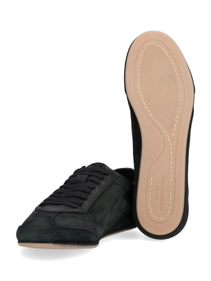 Dolce & Gabbana Lipari Suede Sneakers - Black | 15f20376b2ec44cabe1106ce2870e8c56f858a2e