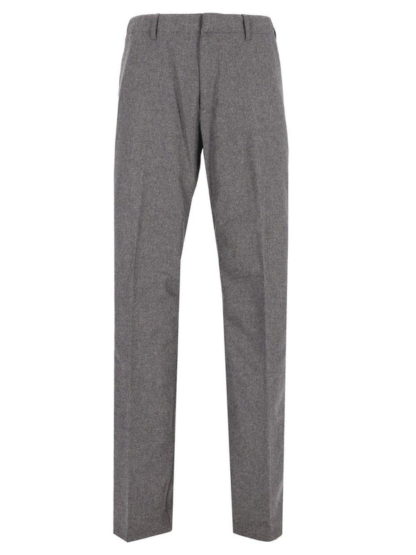 Tailored Cashmere Blend Trousers Grey