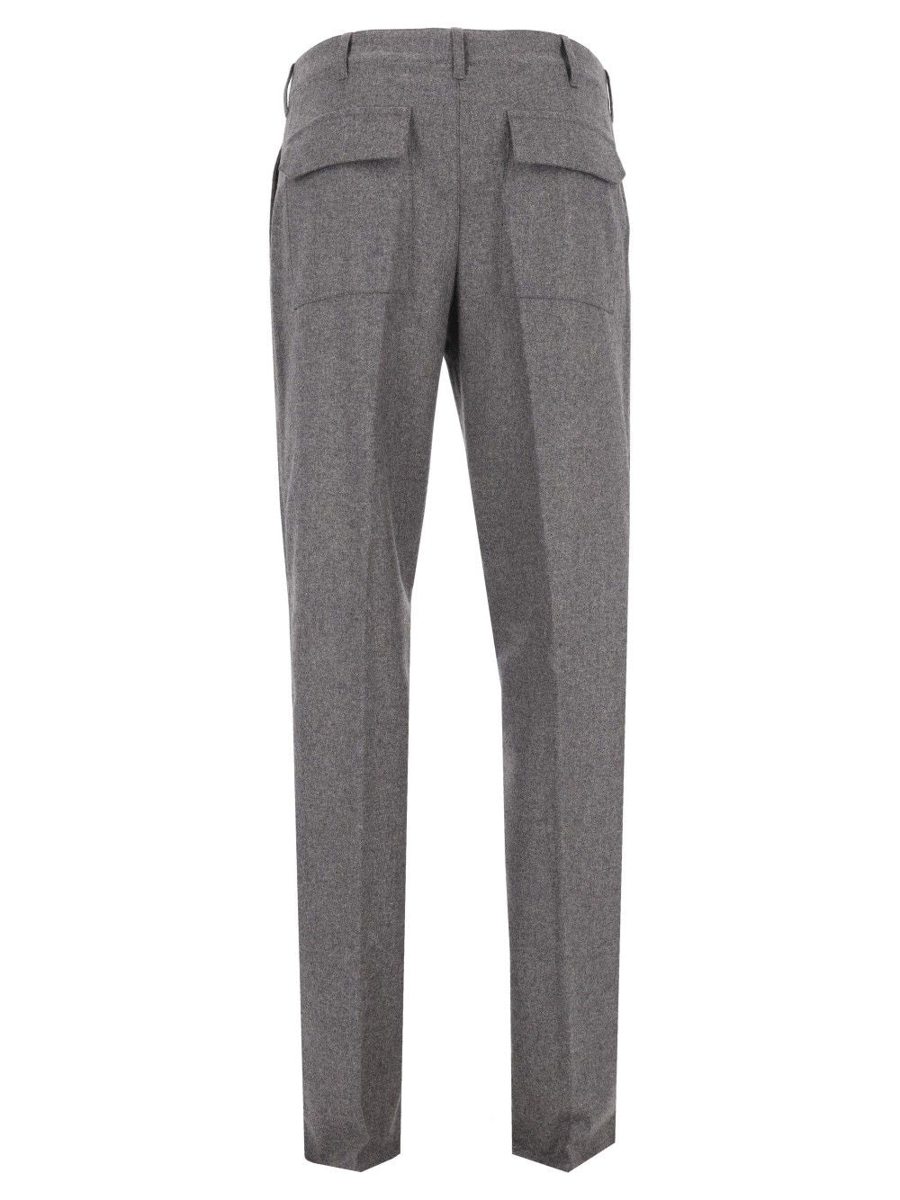 Etro Roma Sport  Wool Cashmere Trousers - Grey | 49e139408a95b57b02481b28fdca20c5208e486c