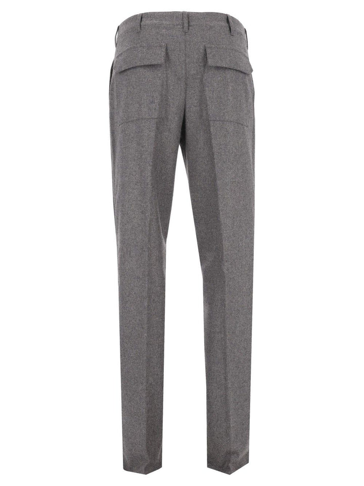 Etro Roma Sport  Wool Cashmere Trousers - Grey | 49e139408a95b57b02481b28fdca20c5208e486c