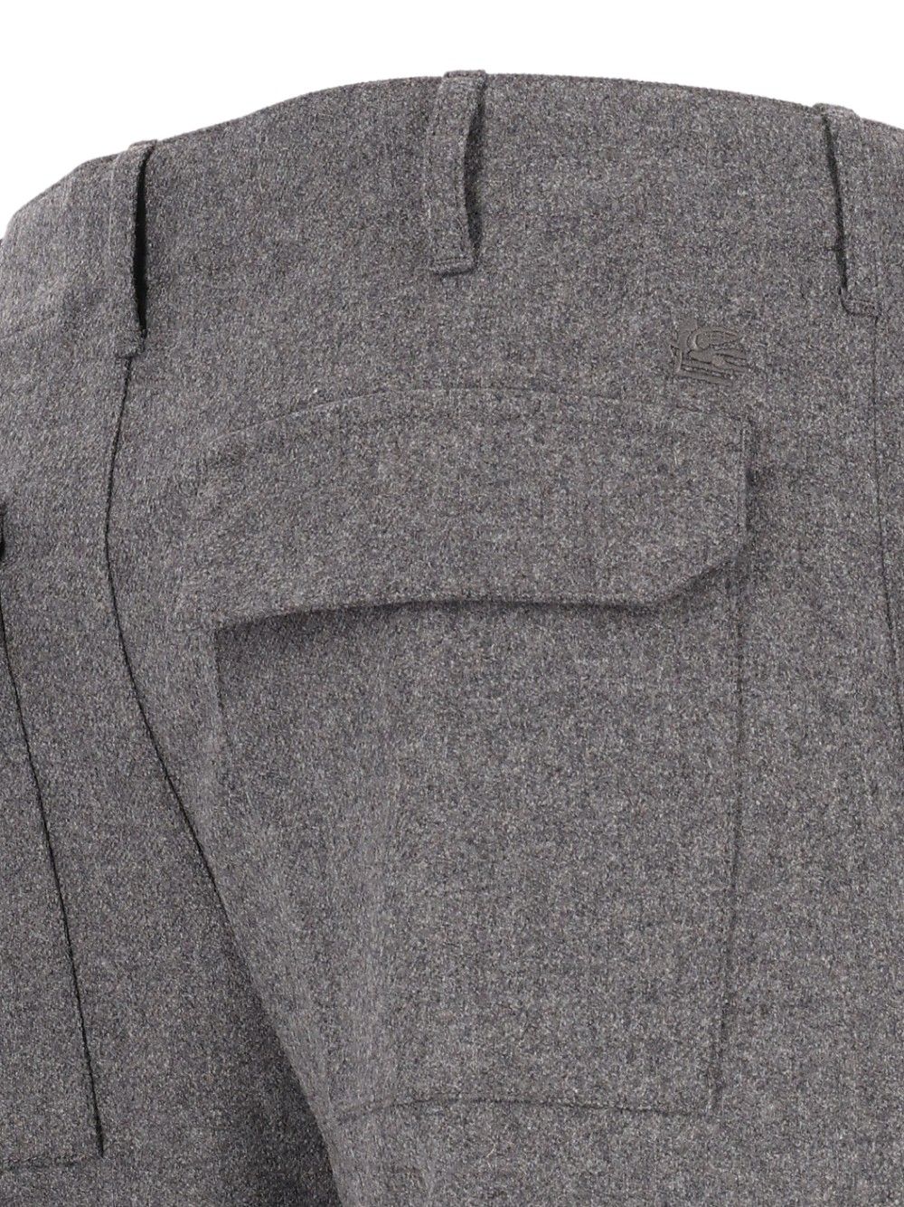 Etro Roma Sport  Wool Cashmere Trousers - Grey | 10f17b94f2b28bf3ea187ef0ae2f4f76de41b13c