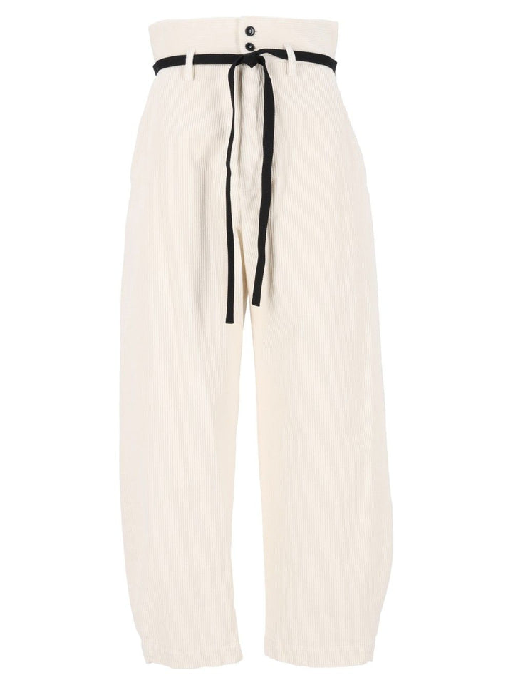 Barena Venezia Candiano Trousers - White | e40e94f3299165e6e1e0a0df0b255b5b7c116dc7