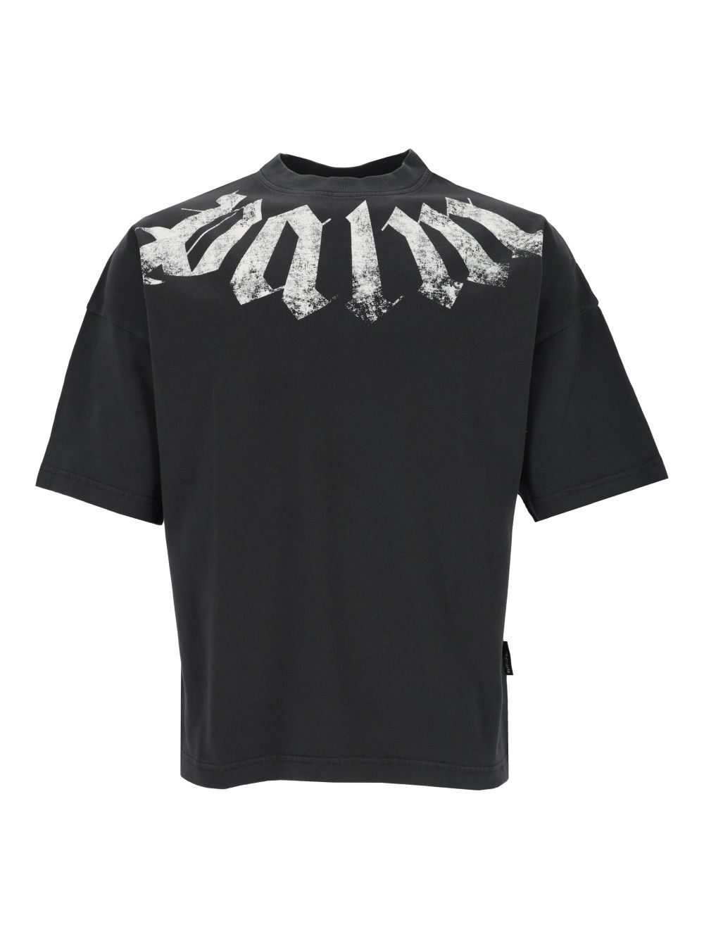 Palm Angels Big Neck T-Shirt - Black | 895fde224185254c8232d31a753ad86f40b76800