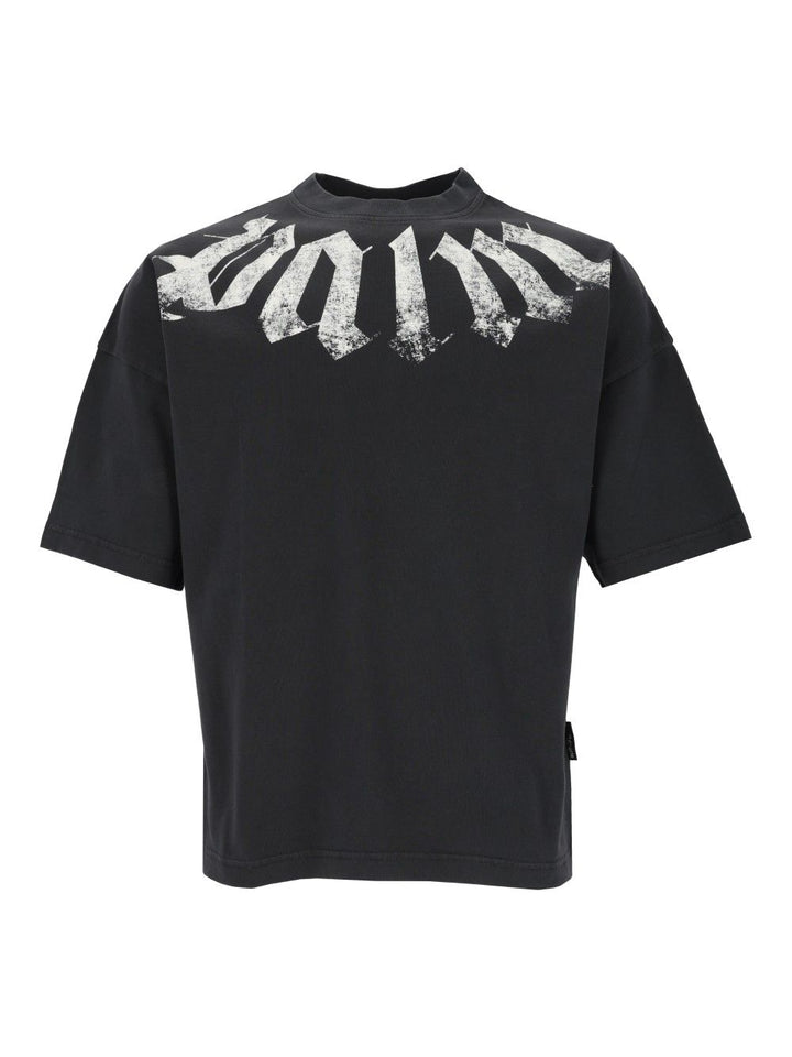 Palm Angels Big Neck T-Shirt - Black | 895fde224185254c8232d31a753ad86f40b76800
