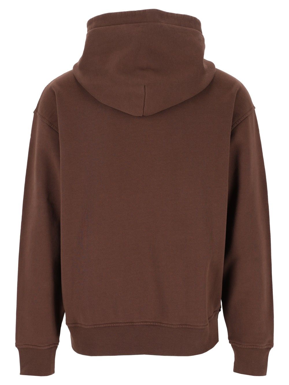 Palm Angels Neck Logo Hoodie Sweatshirts - Brown | 4f97c10365ca36dd5ea91833383ef78483388ac6