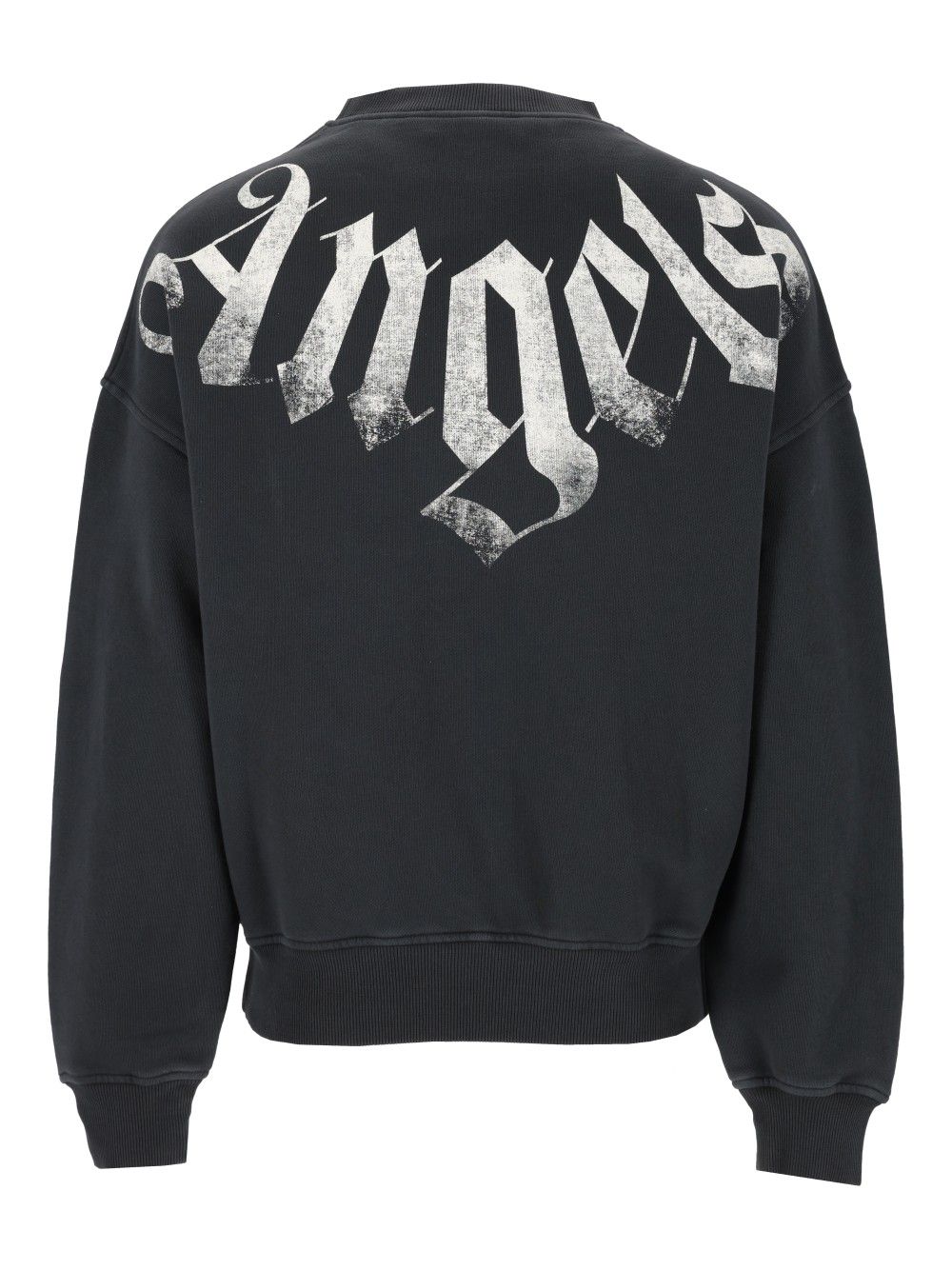 Palm Angels Sweatshirt With Lettering Sweatshirts - Black | 172c061c35a29782f5326cbd3b25732fef4b0d83