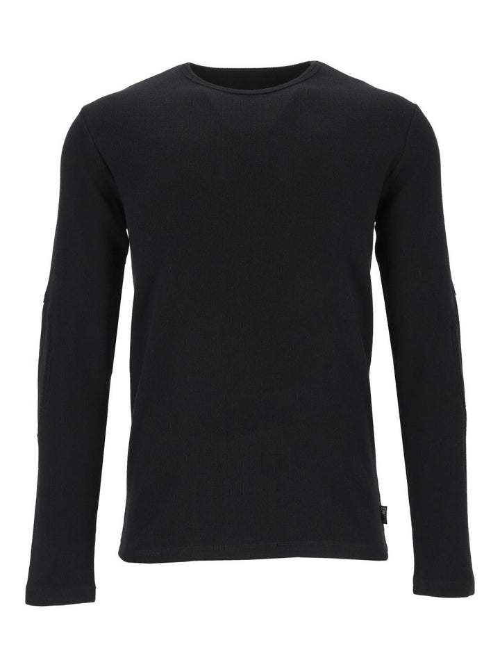 Mm6 Maison Margiela Long-Sleeved Sweater Knitwear - Black | 23fb94faf6f4dc3bf9a1f0f20766750333793a27