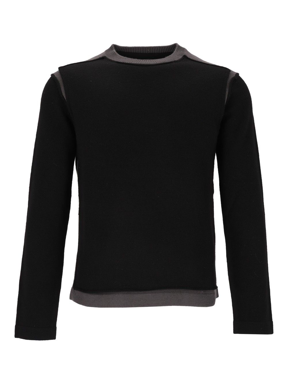Mm6 Maison Margiela Crew Neck Sweater Knitwear - Black | 8c7d82d418cb32c2c61fc73ba69d6de3240d18e8