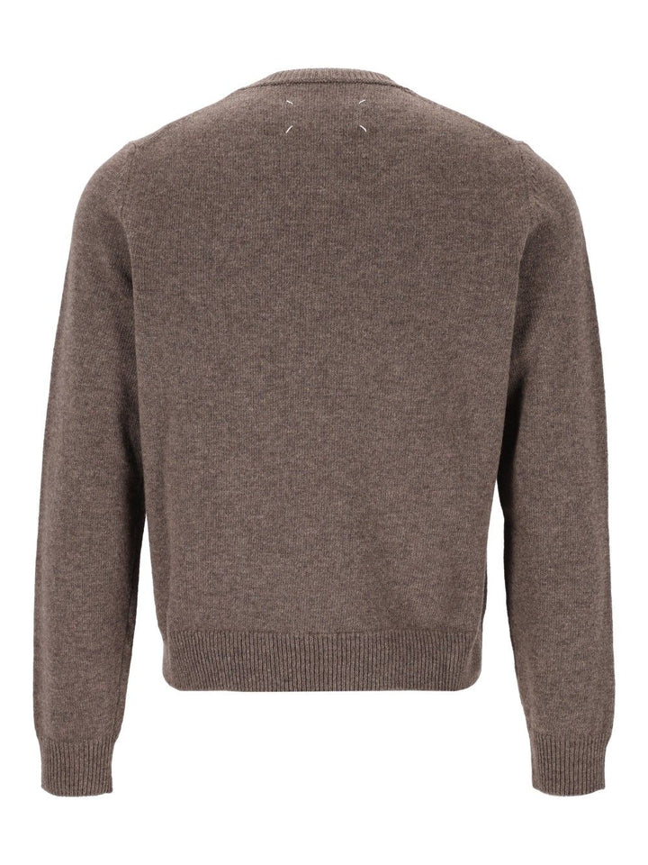 Maison Margiela Memory Of Sweater Knitwear - Beige | 7b0e085b9509aae45dae2bda1972851f0ddabd67