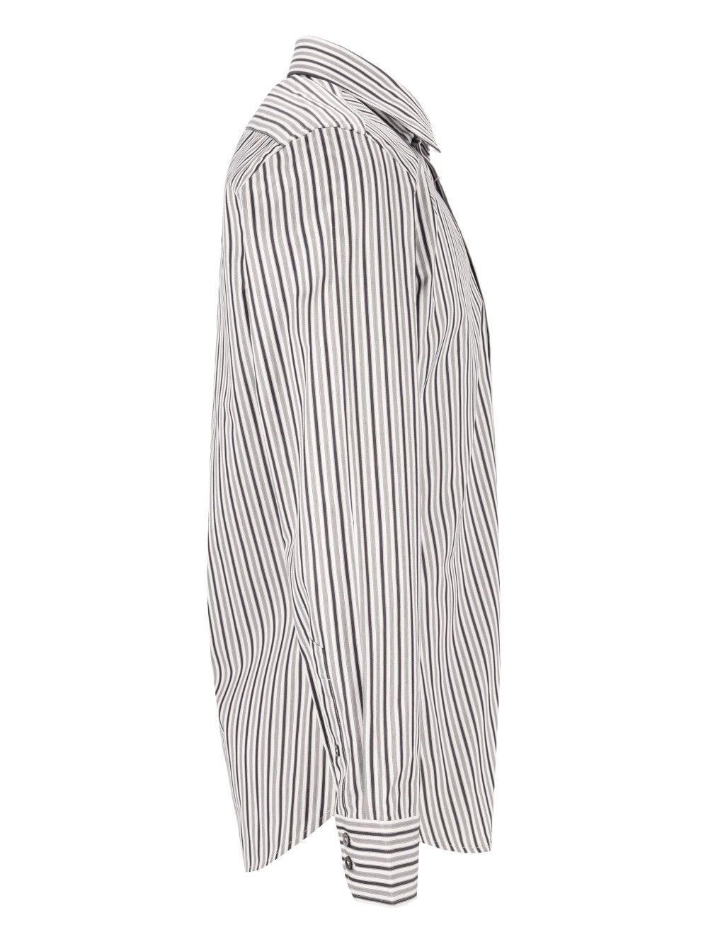 Vivienne Westwood Striped Ghost Shirt Shirts - Grey | 1148454fd892bae2c13416e48f6ebd3e6c6890bc