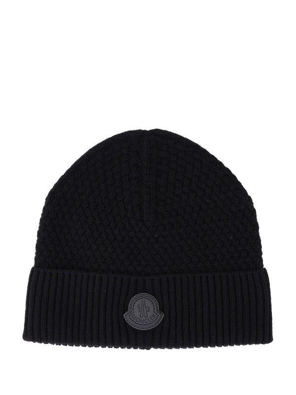 Beanie With Logo Hats Black