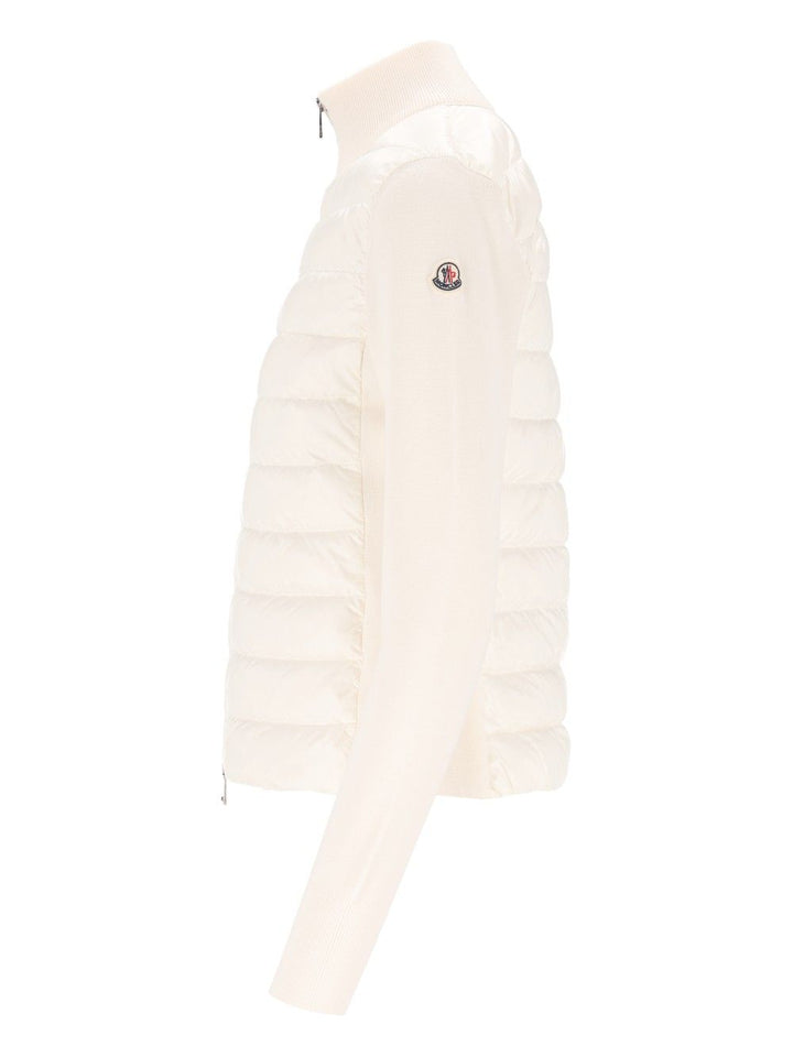 Moncler Cardigan Knitwear - White | 466cef73ea31e266f1db0bb7c8ebe88757205f35