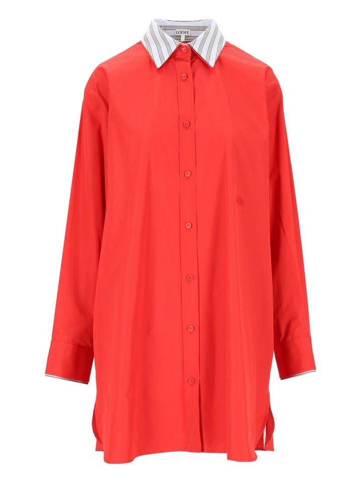 Loewe Shirt Dress Dresses - Red | 22f06b28a0faa91265f25ade24a81be61b620c7c