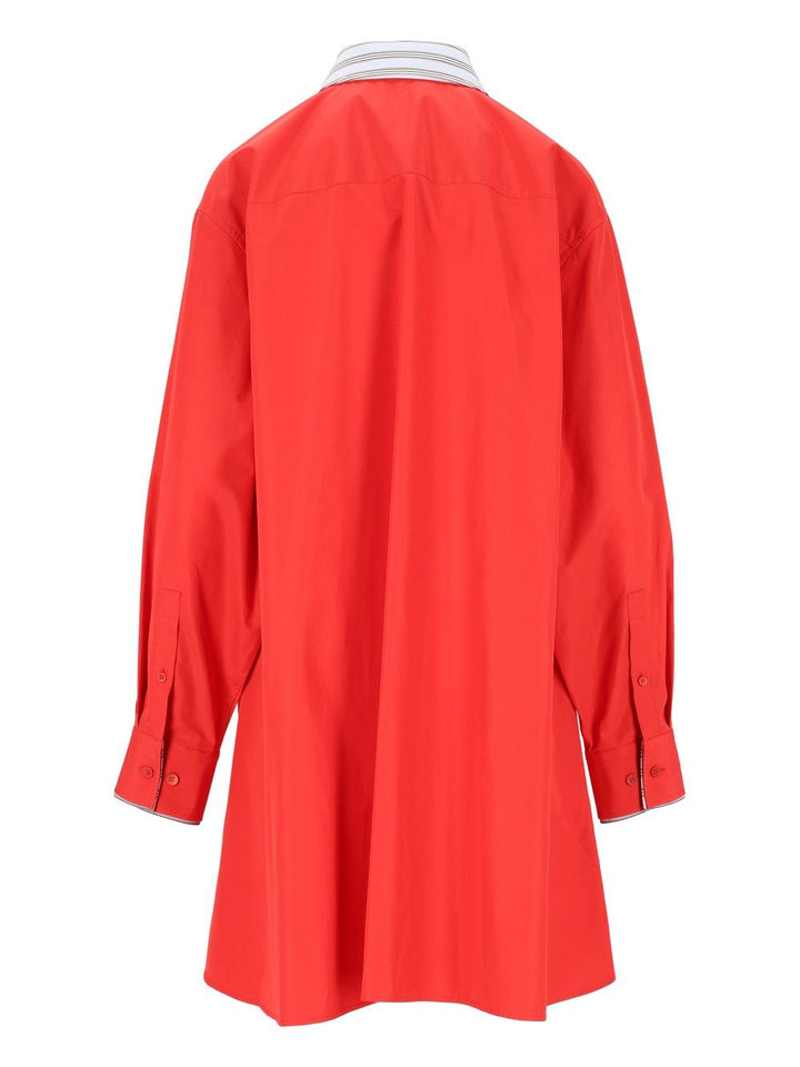Loewe Shirt Dress Dresses - Red | e086d89ebf5cb9c8b28b39517037814bc3004df3