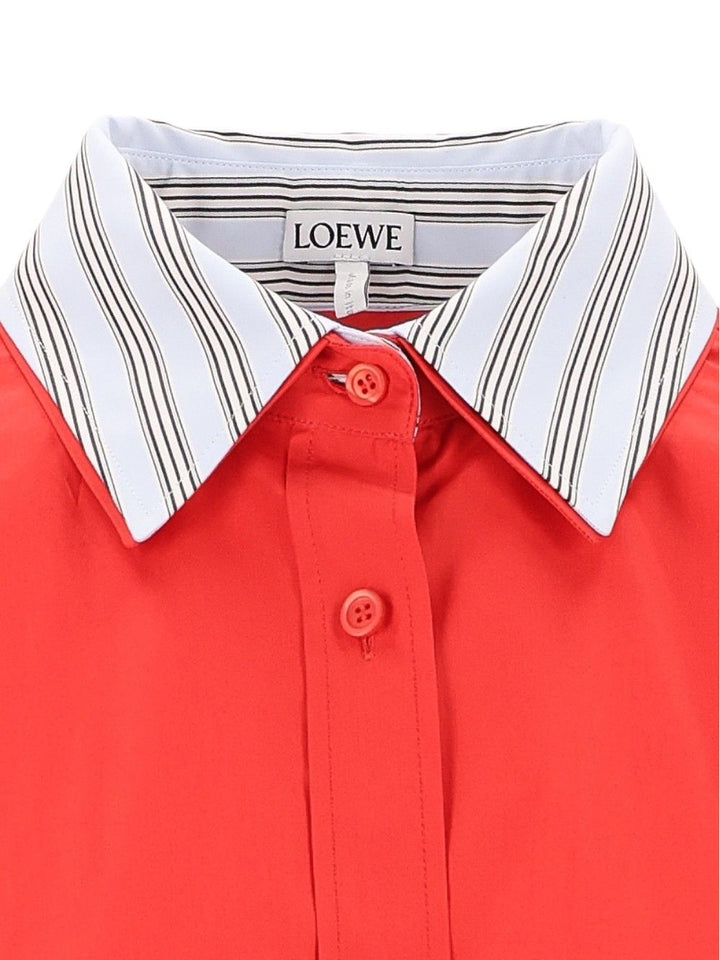 Loewe Shirt Dress Dresses - Red | 4d6abbc6e9c790c55be1d357815513cf0eeb748c