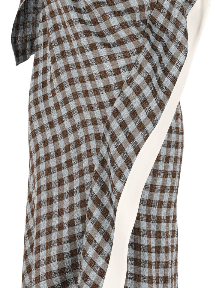Loewe Dress In Viscose And Linen Blend Dresses - Multicolor | e7b0b212739ee5368bfe5852414c01e87bf8ab96