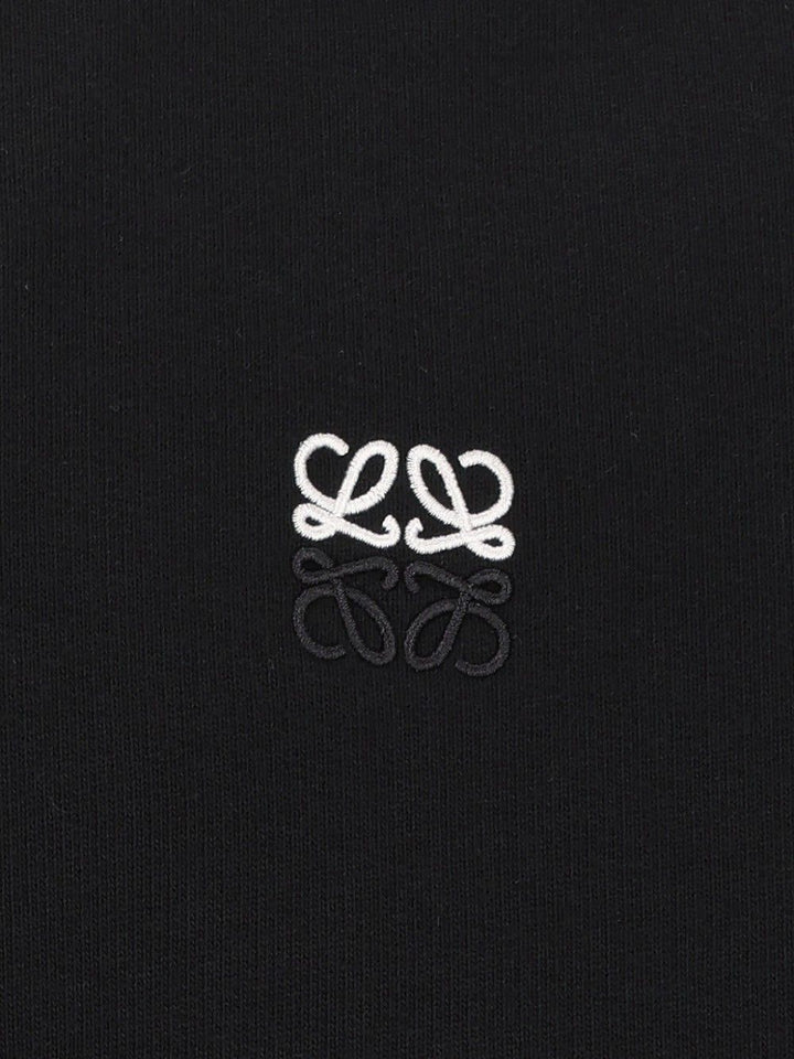 Loewe Zip-Up Hoodie Sweatshirts - Black | 4b7d96a5651257db2de7b1f5476d1596fc738736