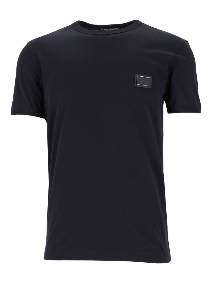 Dolce & Gabbana Cotton T-Shirt - Blue | d8ca26ec1fb427fbcc6669b3669607a25b4440cf