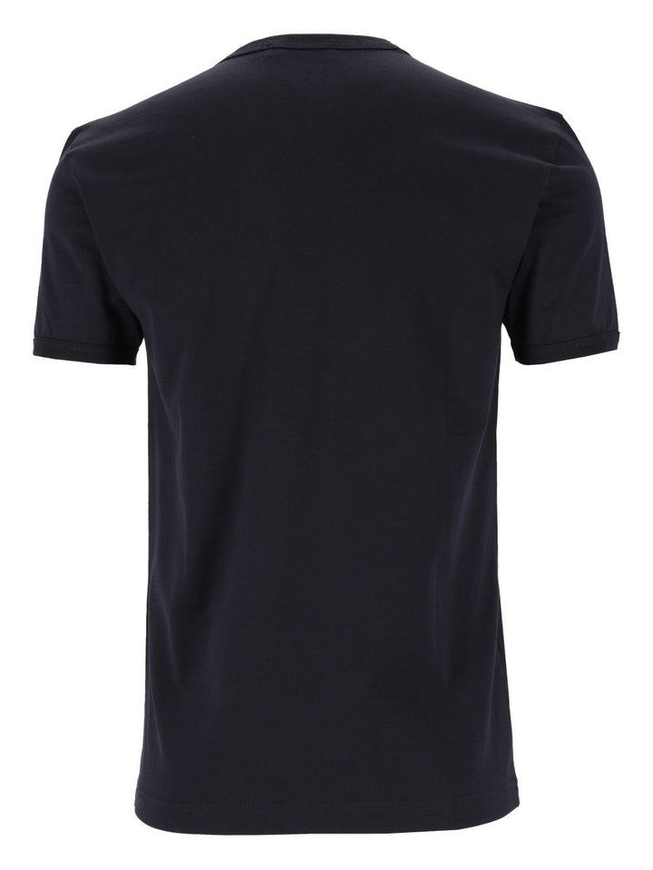Dolce & Gabbana Cotton T-Shirt - Blue | b798bae252493d2aae3a10100d0f1e0307d4d397