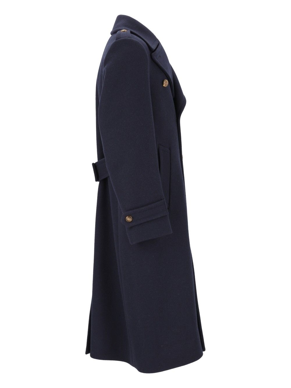 Dolce & Gabbana Double Breasted Marina Coat Coats - Blue | 26118989057345e782cb9e4ac6a3fc7698b1e5d1