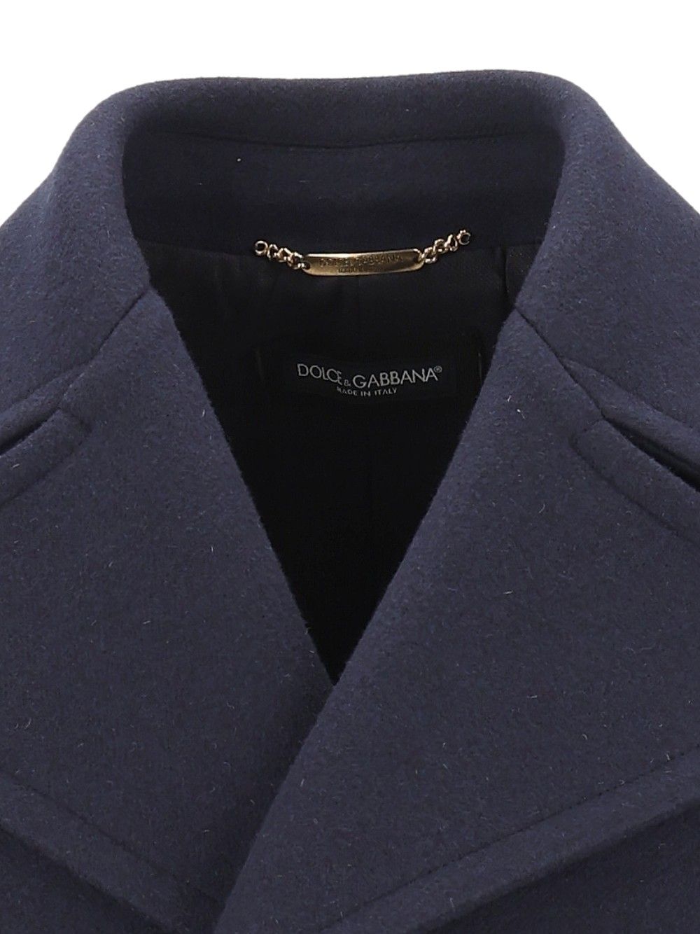 Dolce & Gabbana Double Breasted Marina Coat Coats - Blue | 647c2f714cf0f31697cc057f194ef792a3715c51