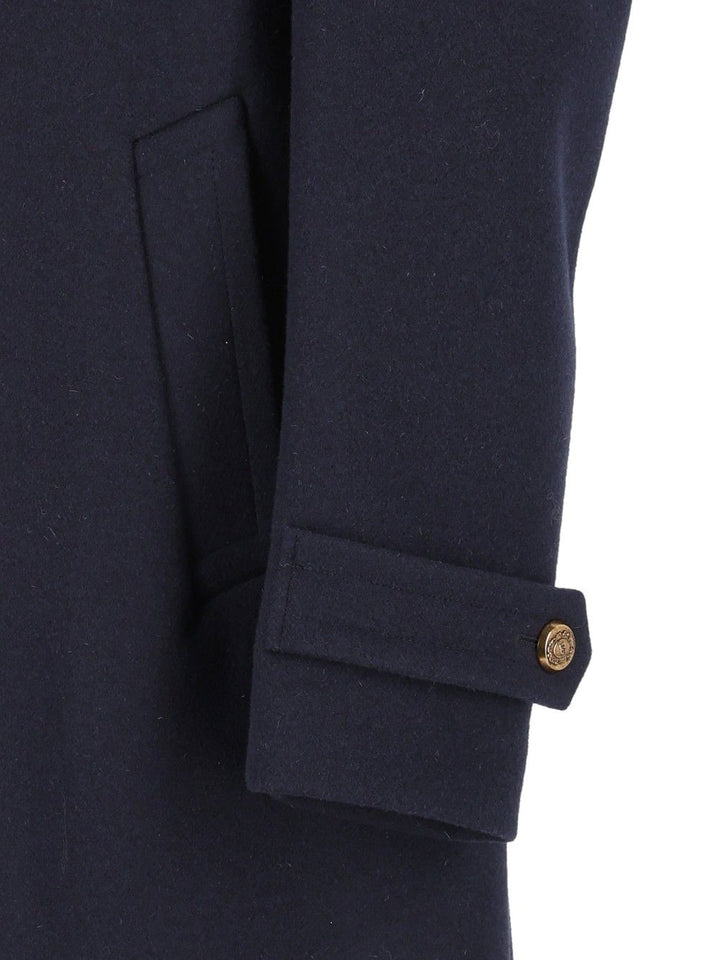 Dolce & Gabbana Double Breasted Marina Coat Coats - Blue | d2b794de9dcd4fe77529c7ff89c9f3b97df64021