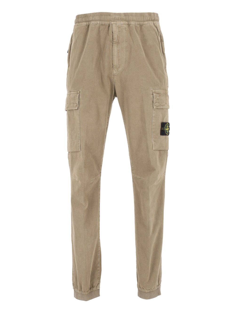 Stone Island Vintage-Effect Stretch Trousers - Green | 925babba87ee27ae134d5361c3f97ad75dd3b550