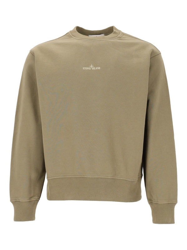 Organic Cotton Fleece Crewneck Sweatshirt Sweatshirts Green