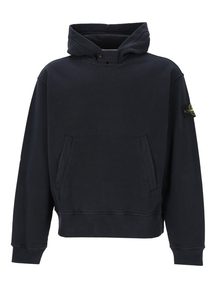 Stone Island Hoodie Sweatshirts - Blue | 20984ccccfc00031ba11f8706a7503ab56b60b57