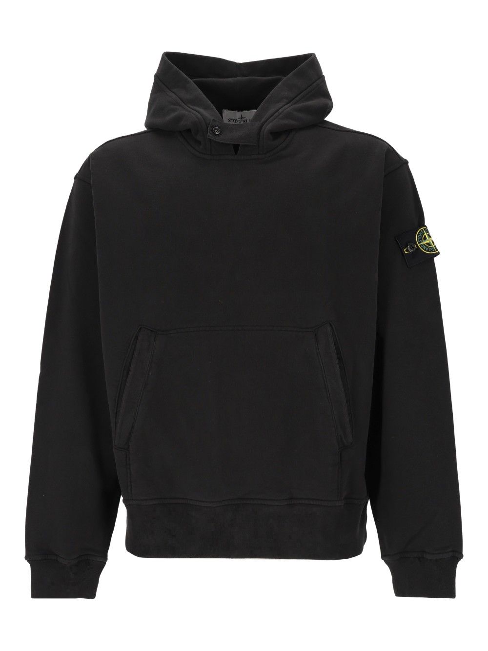 Stone Island Hoodie Sweatshirts - Black | 880d10e890938462f37b727862358ffea87d7a42