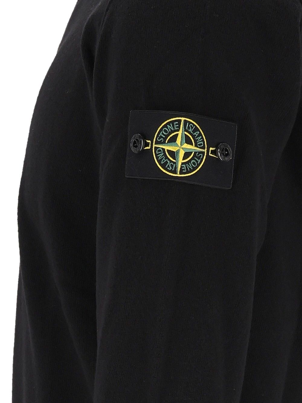 Stone Island Rws Geelong Lightweight Wool Polo Sweater Knitwear - Black | 682f019ad510a9ad8a7f7b3d25eccea26e9df531