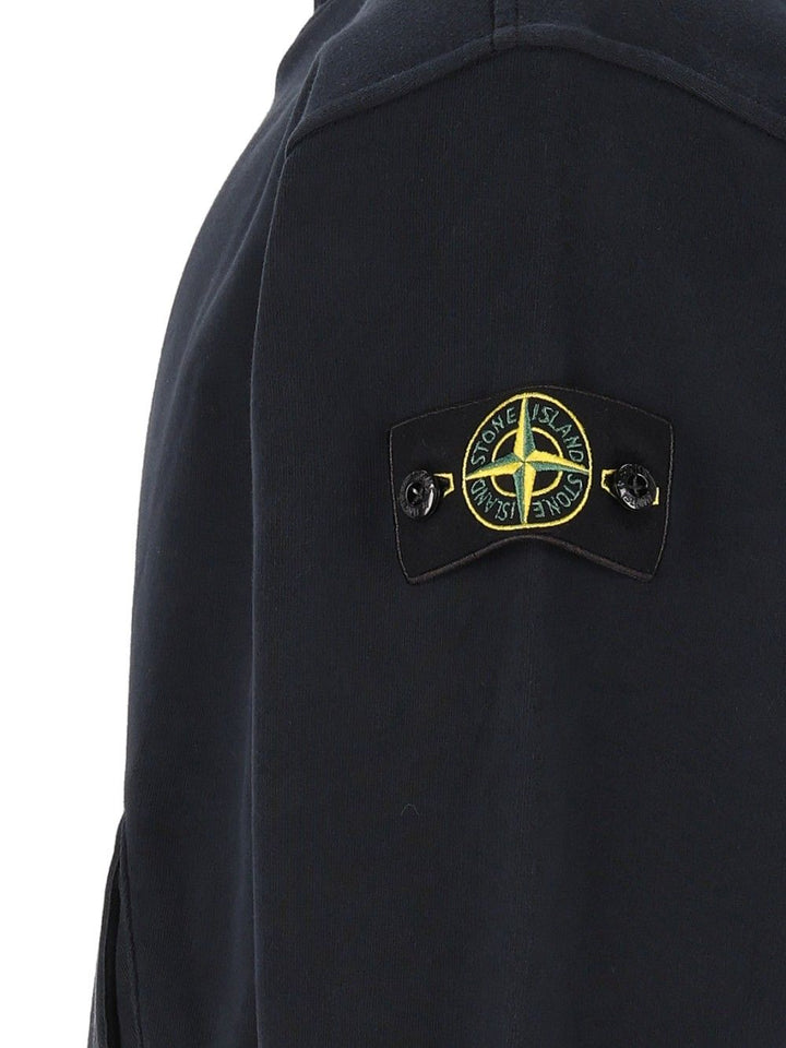 Stone Island Hoodie Sweatshirts - Blue | 87515a66ff37035c952bd95bf6987944b0746470