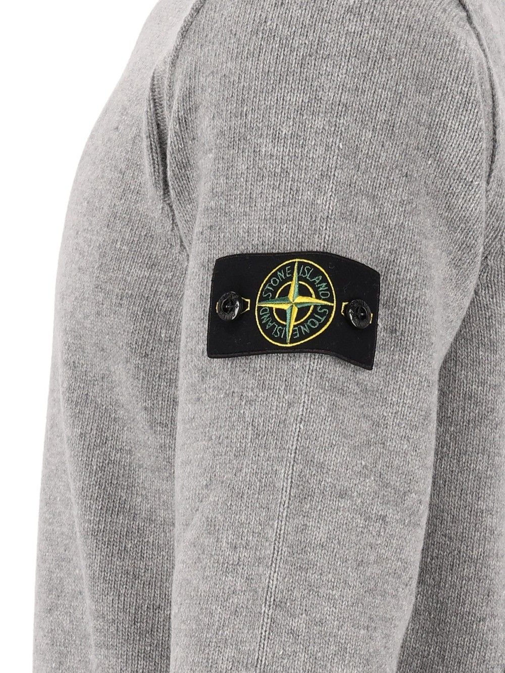 Stone Island Lambswool Crew Neck Sweater Sweatshirts - Grey | bf1e7286866cfb9504859be4088bc155897c502c