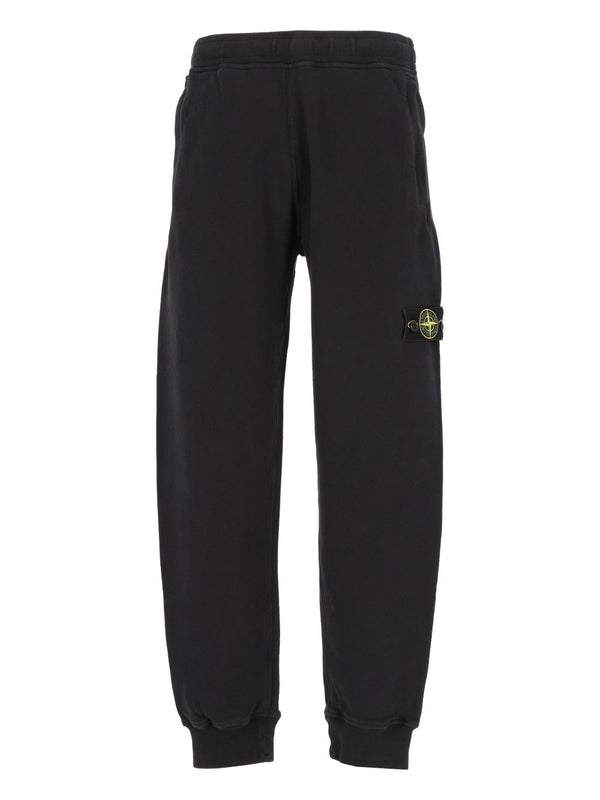 Organic Cotton Sweatshirt Joggers Trousers Black